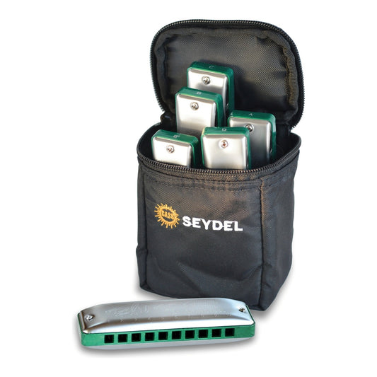 Seydel Session Steel Summer Edition Harmonica Set (6 Keys & Bag)
