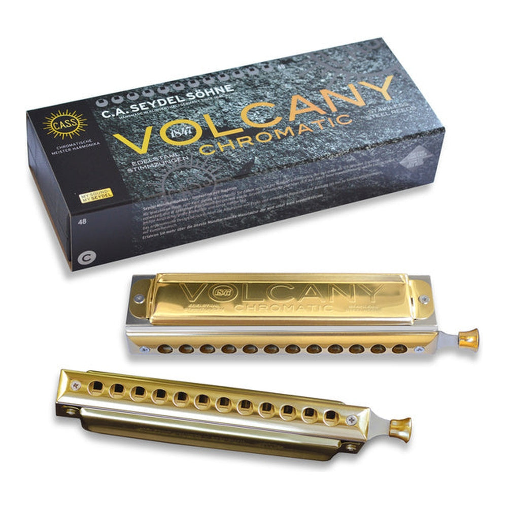 Seydel Volcany Chromatic Harmonica (Solid Brass & Steel Reeds)