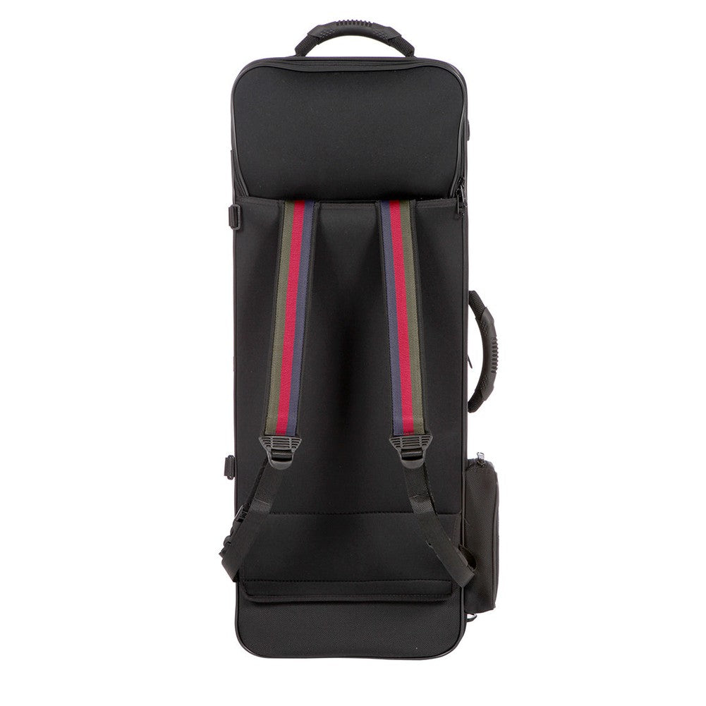 Étui pour saxophone ténor Bam Saint Germain Trekking – Noir, dos avec bretelles sac à dos