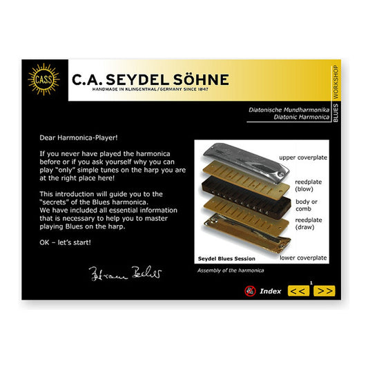 Seydel Soundcheck Blues Beginner Pack (No Harmonica)