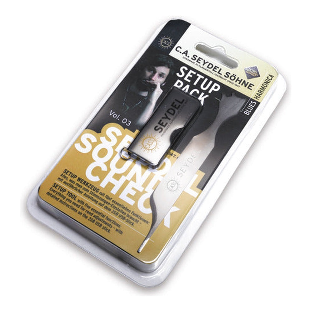 Seydel Soundcheck Harmonica Setup Pack (5-in-1 Tool & USB)