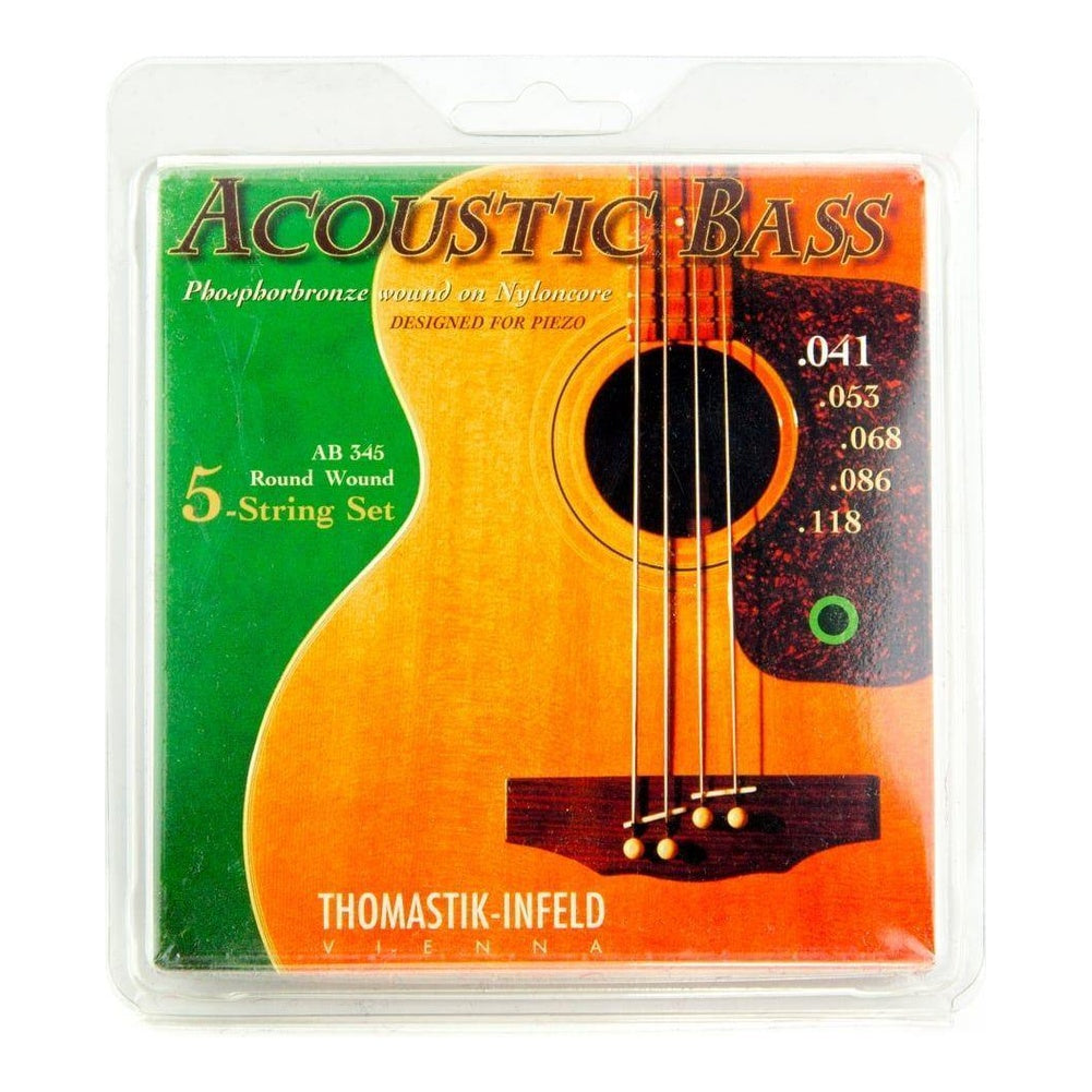Acoustic Bass Guitar String Set (Nylon Core Phosphor Bronze)