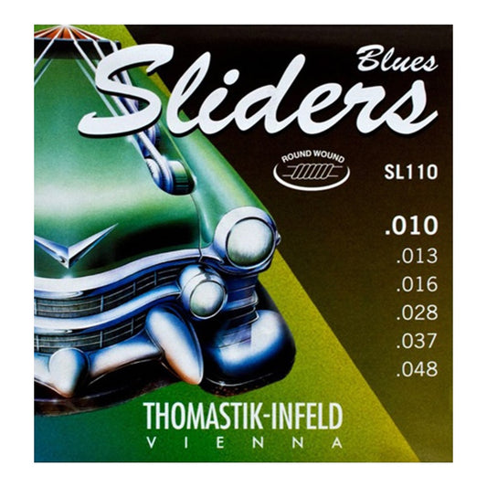 Blues Sliders Electric Guitar Single String (Nickel Round Wound with Silk Inlay)