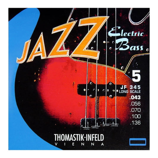 Jazz Round Wound Bass Guitar Strings (Low Tension)