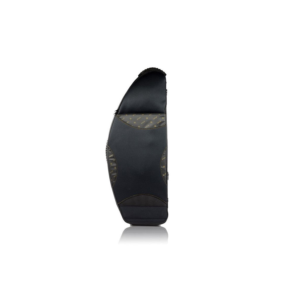 Bam New Trekking Tenor Saxophone Case – Black Carbon, back view
