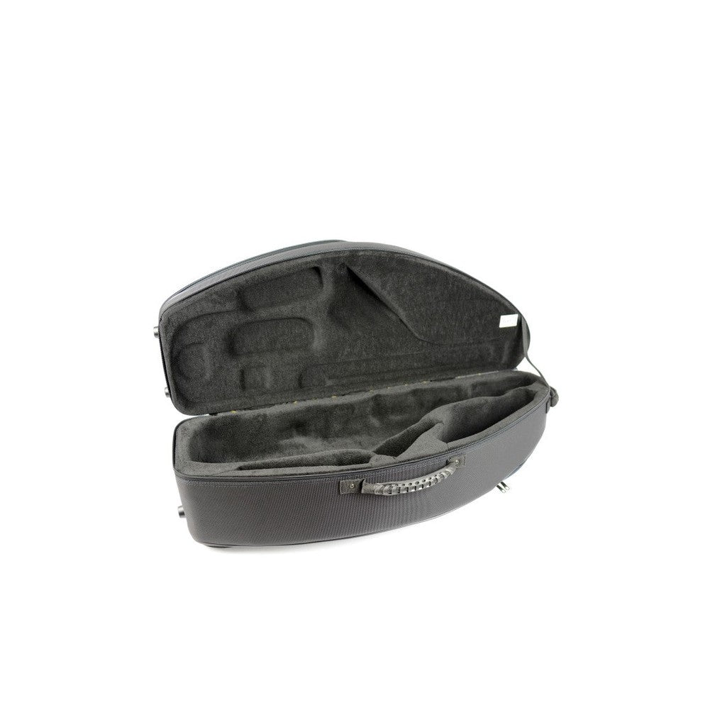 Bam New Trekking Tenor Saxophone Case – Black Carbon, open interior
