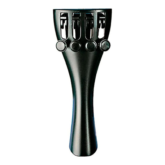 Wittner Alloy Violin Tailpiece (With 4 String Adjusters)