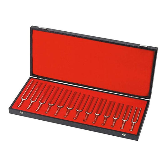 Wittner Chromatic Tuning Fork Set in Deluxe Case
