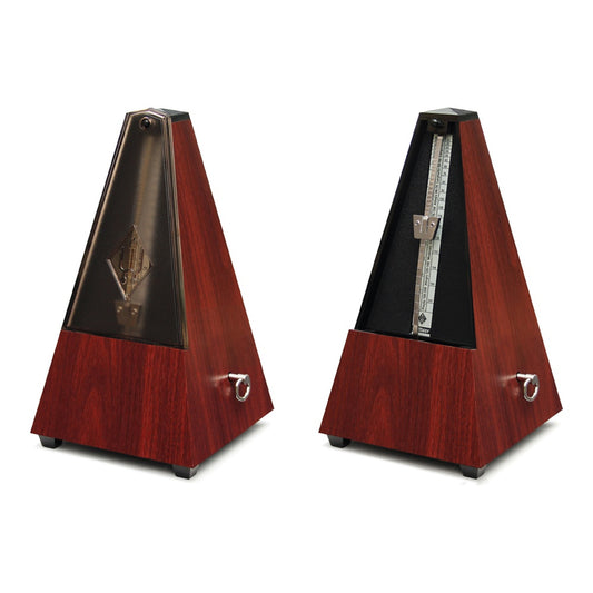 Maelzel Pyramid Plastic Metronome (Mahogany, Walnut & Black)