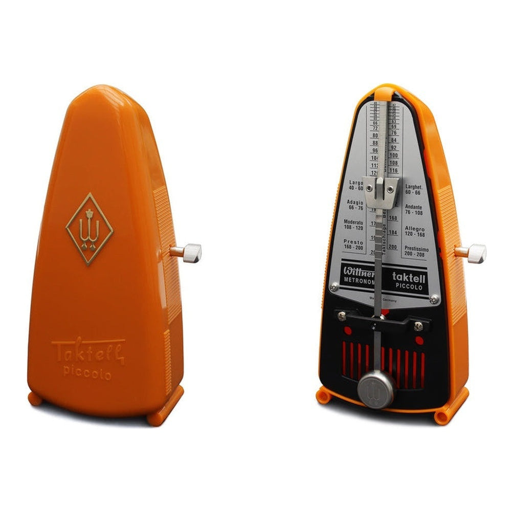 Wittner Taktell Piccolo Plastic Casing Metronome - Orange