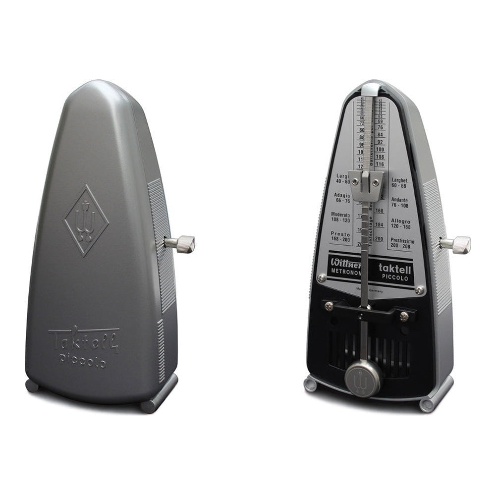 Wittner Taktell Piccolo Plastic Casing Metronome - Silver