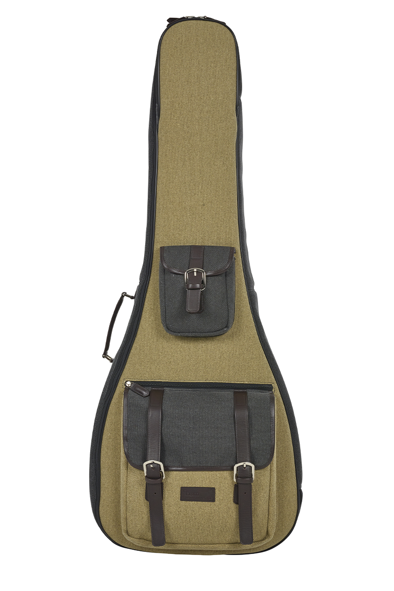 Housse de guitare Nashville (tissu Caneva gris et beige)