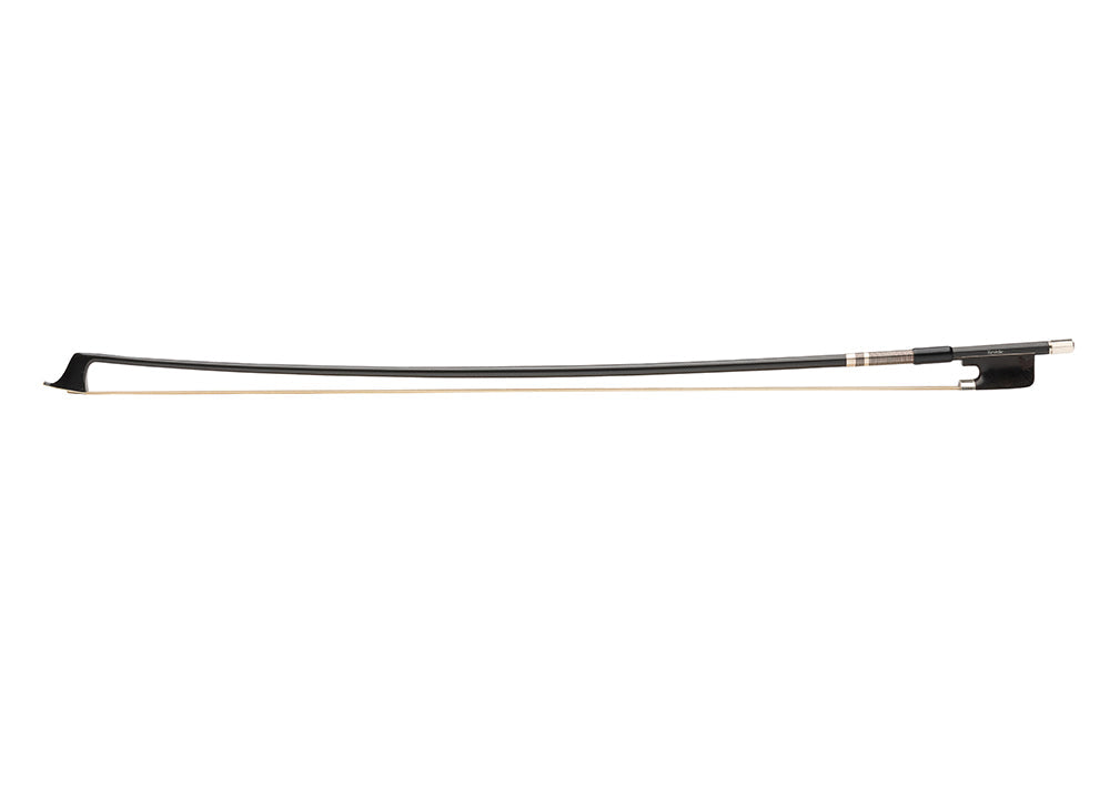 Falcon Carbon Fiber Cello Bow: Japanese High-Density, Ox Bone Tip, Italian Leather (4/4 Size)