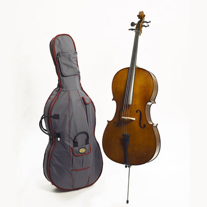 Ensemble de violoncelle pour étudiant II | Bois massifs sculptés et accessoires en ébène