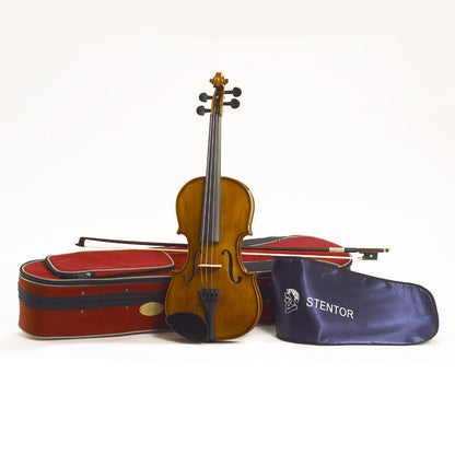 Student II - Beginner's Enhanced Violin Outfit with Solid Tonewoods, Quality Bow, & Lightweight Case
